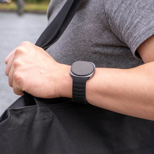 Samsung Galaxy Watch 8 - 40mm Outdoor Silikonarmband (Schwarz)