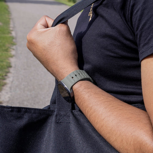 Samsung Galaxy Watch 8 Classic Outdoor Silicone Strap (Dark Green)