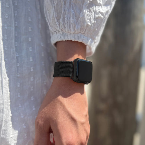 Apple Watch Ultra Armband Milanese (Schwarz)