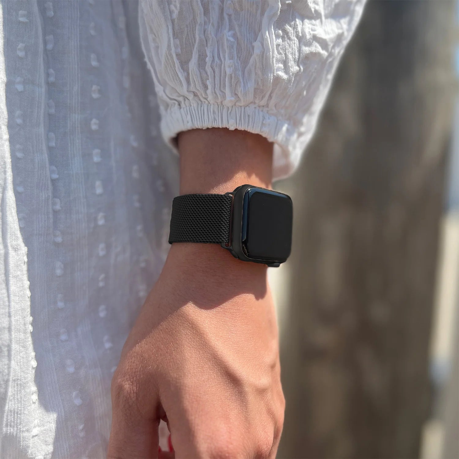 Apple Watch Ultra Armband Milanese (Schwarz)