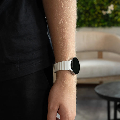 Silicone Ocean Strap, white, lifestyle photo
