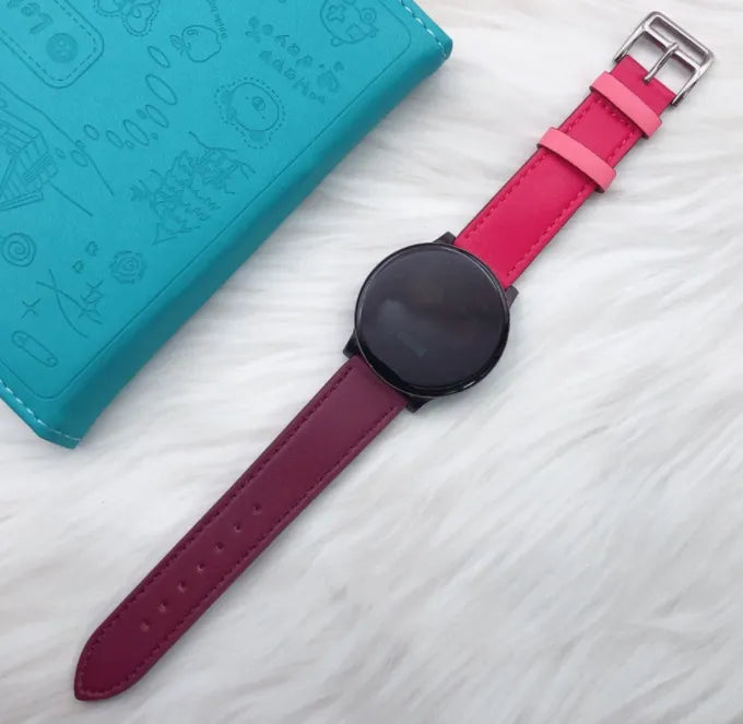 Gard Pro Ultra 2+ Lederarmband 'Duo' (Knalliges Rosa/Rotbraun)