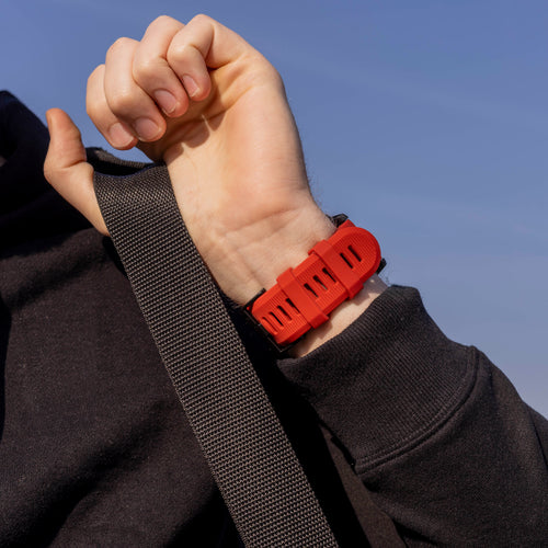Garmin Quatix 3 / 6x / 7x Solar Silikonarmband (Rot)