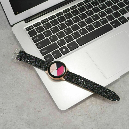 Leather Strap with Glitters, black, lifestyle photo