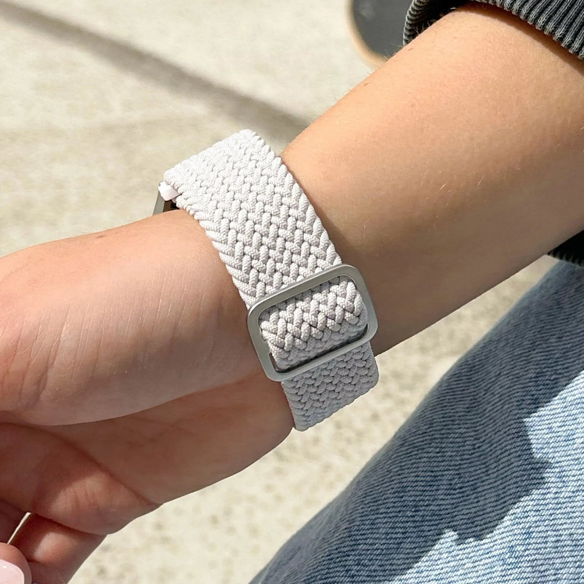 Suunto 9 Peak Pro Verstellbar geflochtenes Armband (weiß)
