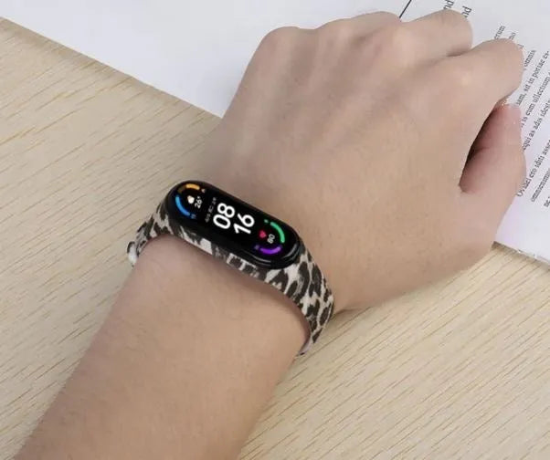 Silicone Leopard Strap, lifestyle photo