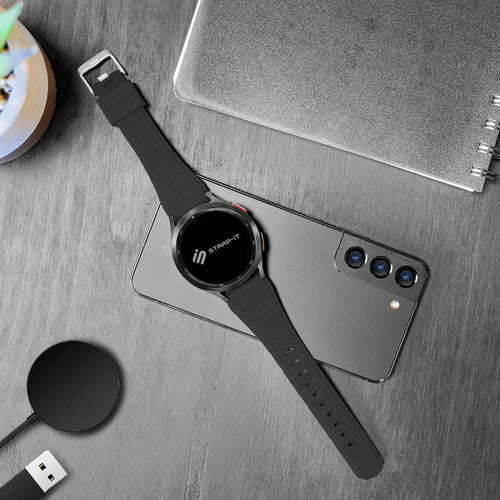Amazfit GTS 4 Twill Silicone Strap (Black)