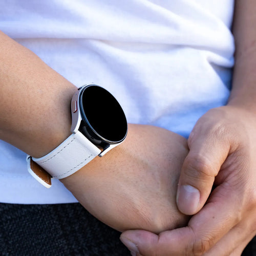 OnePlus Watch 3 - 46mm Modern Leather Strap (White)