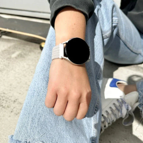 Coros Apex 2 Verstellbares Geflochtenes Armband (Weiß)