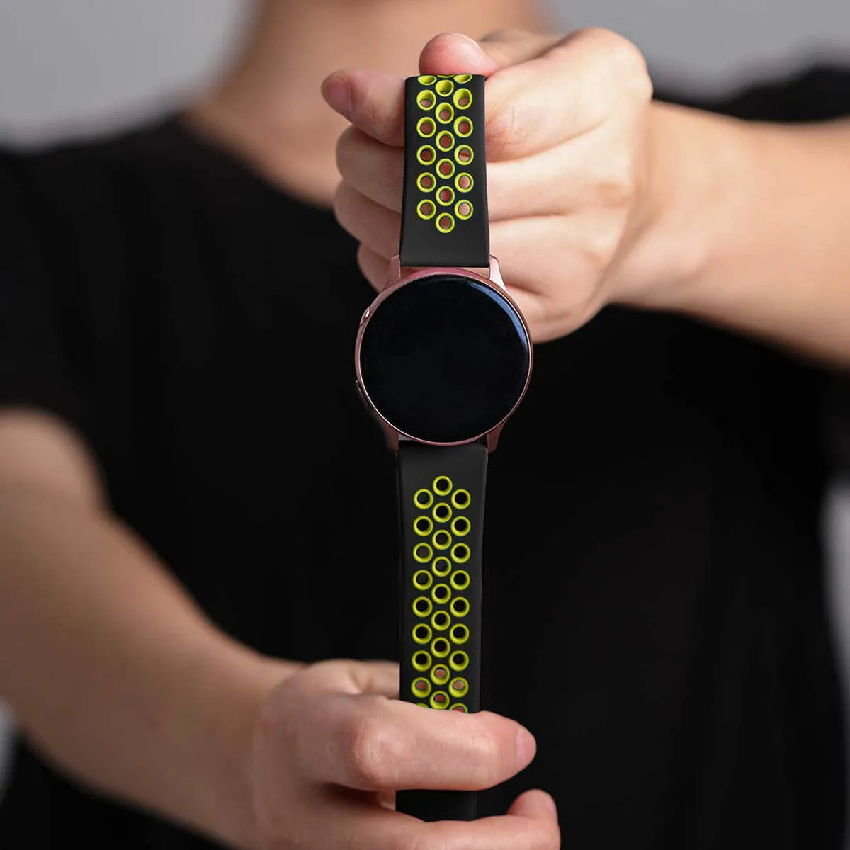 Suunto Vertical 2 Sport  Strap (Black/Yellow)