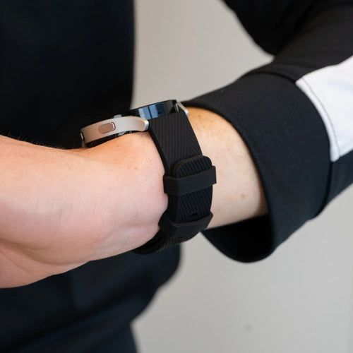 Bandz ICE Fit RT 3.0 - 40mm Silikonarmband 'Deluxe' (Schwarz)