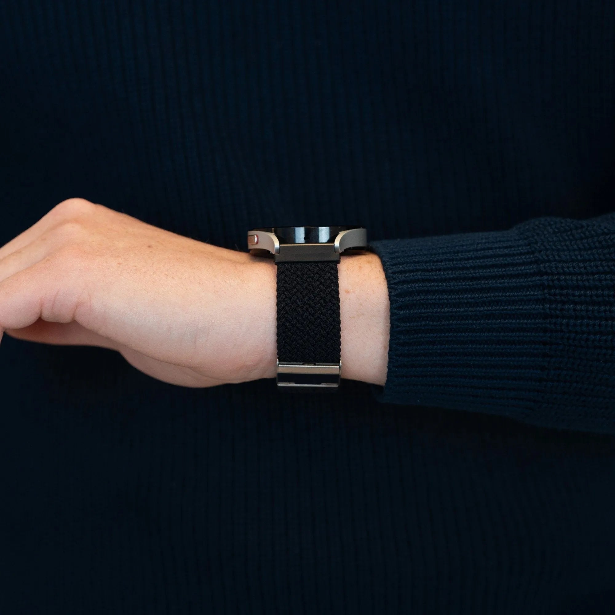 Bandz Coros Apex 2 geflochtenes Nylonarmband (Schwarz)