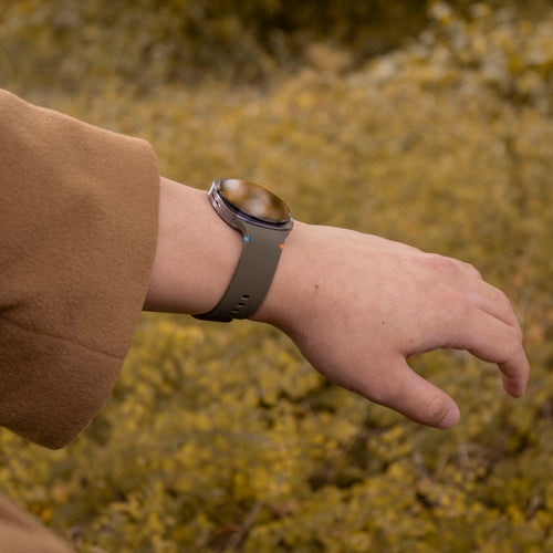 Samsung Galaxy Watch 8 - 44mm Silikonarmband (Armee Grün)
