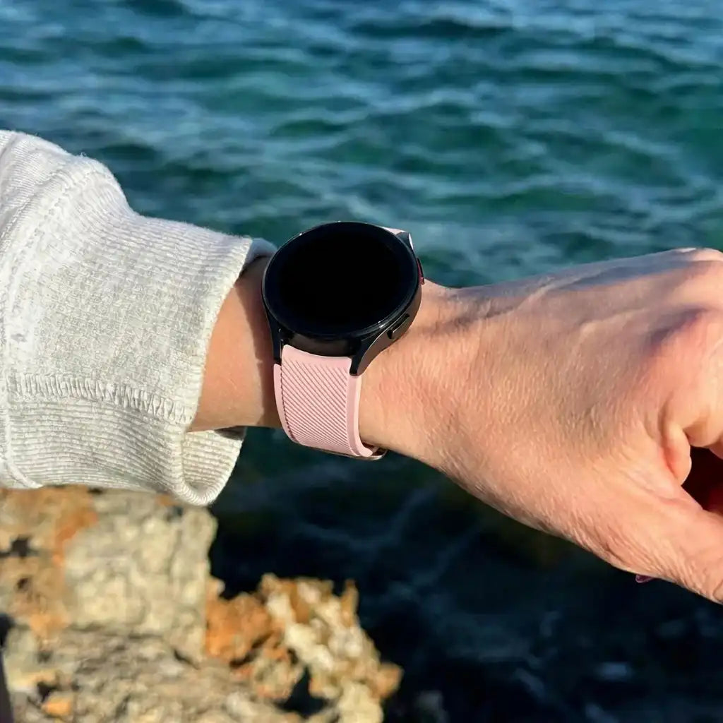 Samsung Galaxy Watch 4 Classic 46mm Silikonarmband (Rosa)