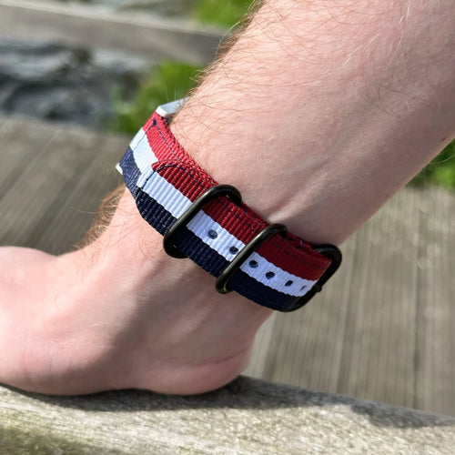 ICE Smart TKS Rectangular 1.41 Schnallen-Nylonarmband (Dreifarbig)