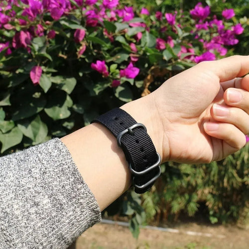 Nylon Buckle Strap, black, lifestyle photo