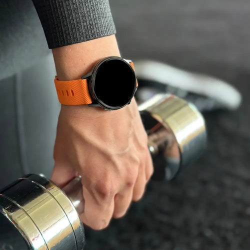 Bandz Garmin Forerunner 255s Silicone Strap 'Deluxe' (Orange)