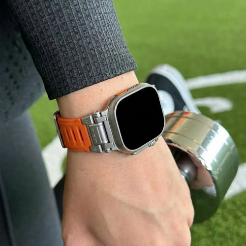 Bandz Apple Watch TPU Armour Strap (Orange)