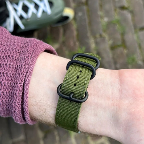 Honor Magic Watch 2 Nylonarmband mit Schnallenverschluss (Grün)