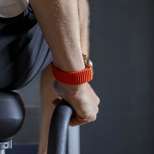 Wave Nylon Strap, orange, lifestyle photo