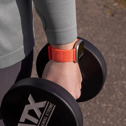 Nylon Strap, orange, lifestyle photo