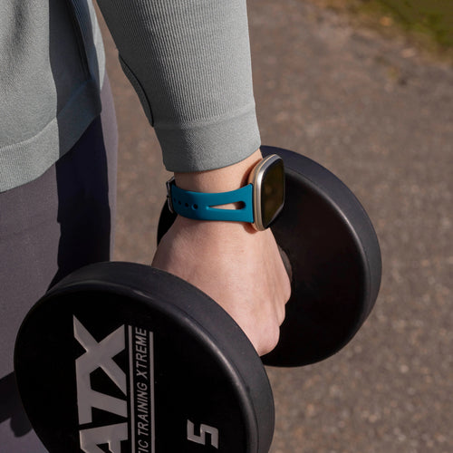 Fitbit Versa 3 Luxury Silicone Strap (Greenblue)