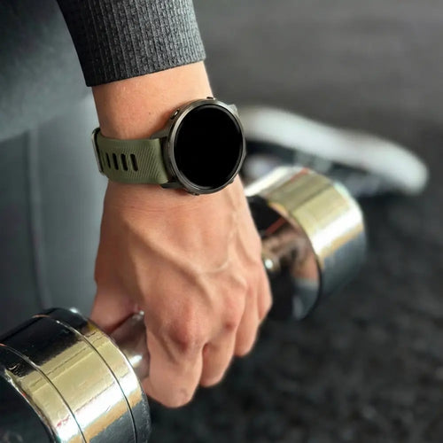 Bandz Garmin Venu 4 - 41mm Sport Strap with Buckle (Olive Green-Black)