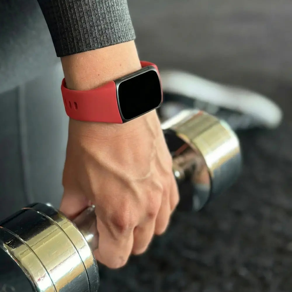 Fitbit Charge 5 Silikonarmband (Rot)