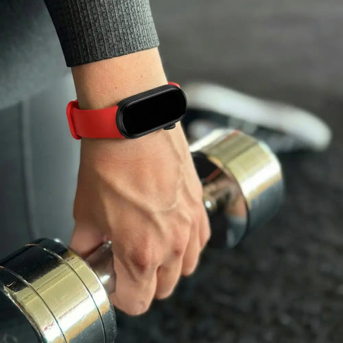 Silicone Strap, red, lifestyle photo