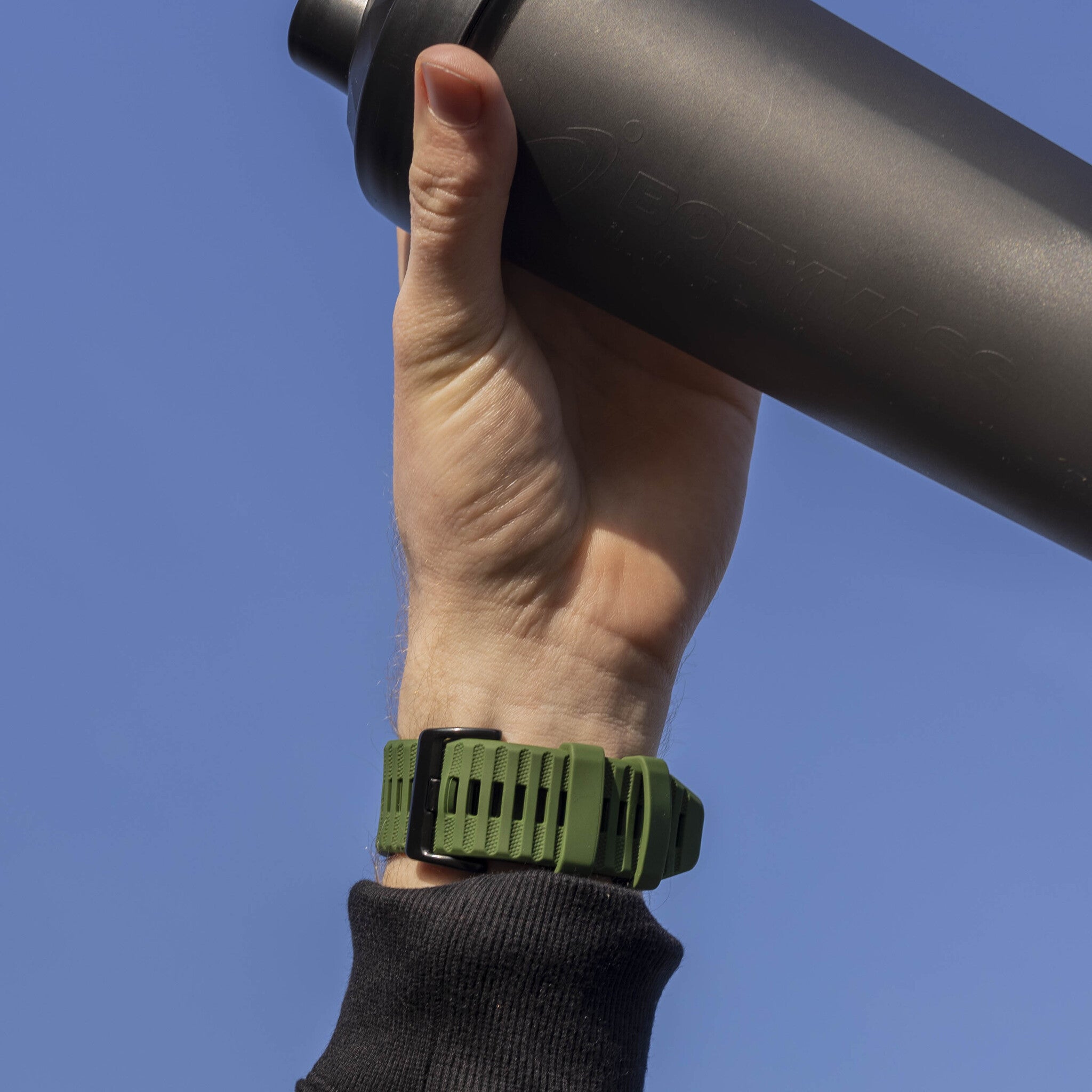 Garmin Fenix 8 Pro - 51mm Silikonarmband (Dunkel Grün)