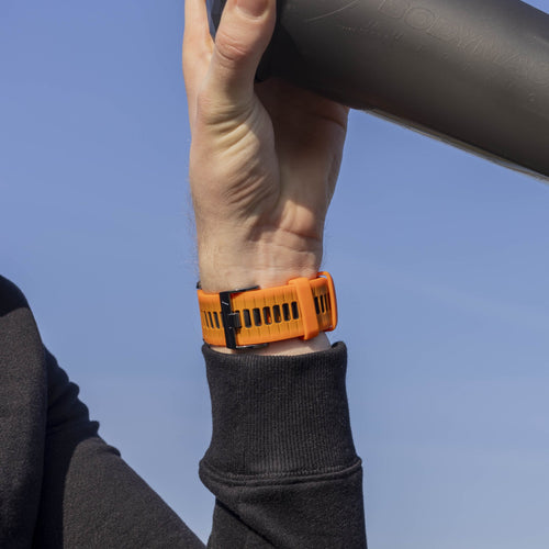 Garmin Descent MK3i - 51mm Sport Strap with Buckle (Orange/Black)