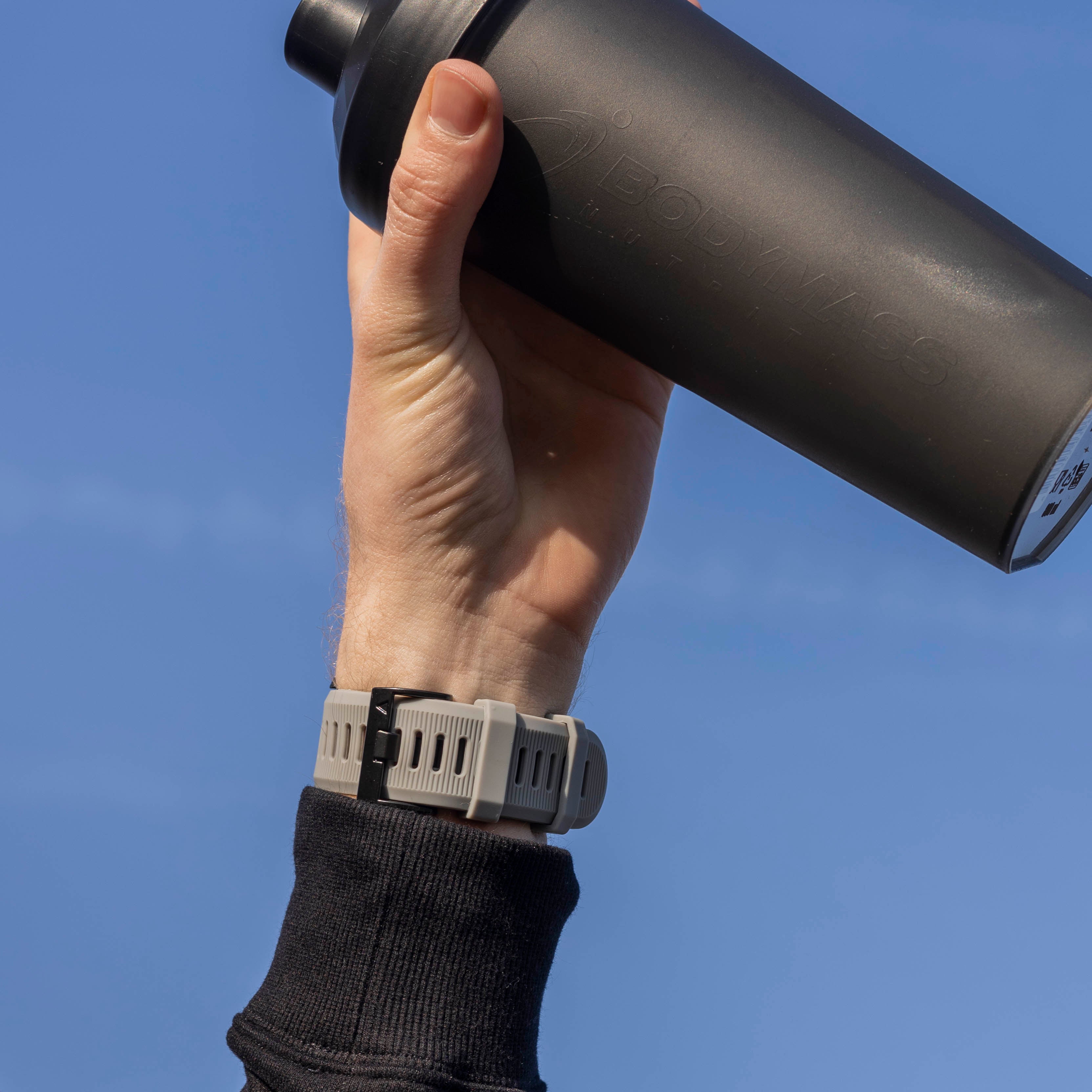 Garmin Fenix 5x / 6x Silikonarmband (Grau)