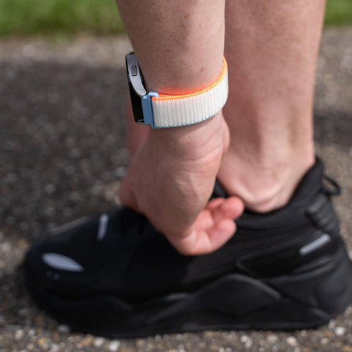 Nylon Strap, milk white, lifestyle photo