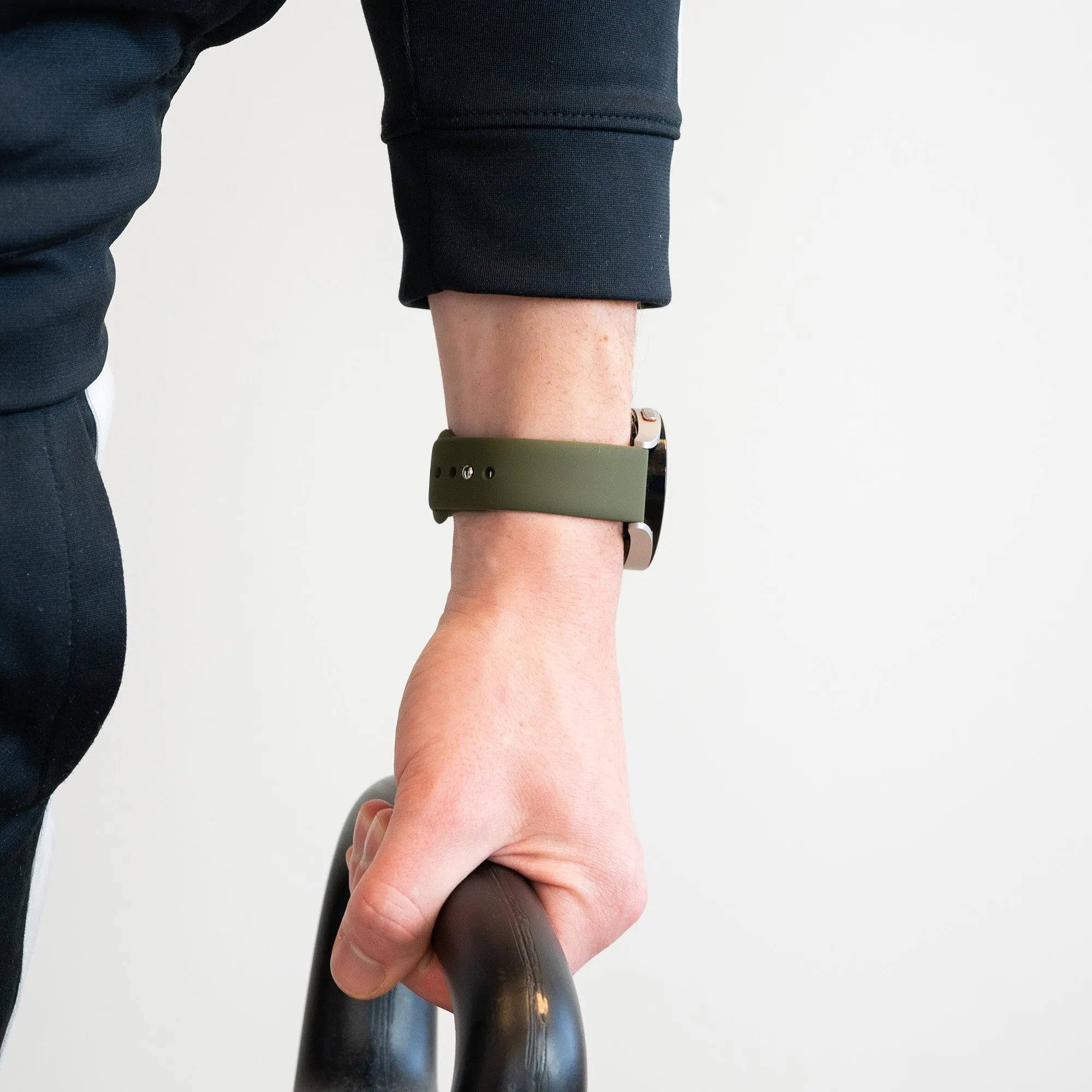 Bandz Suunto 9 Peak Pro Sportarmband 'Deluxe' (Olivgrün)