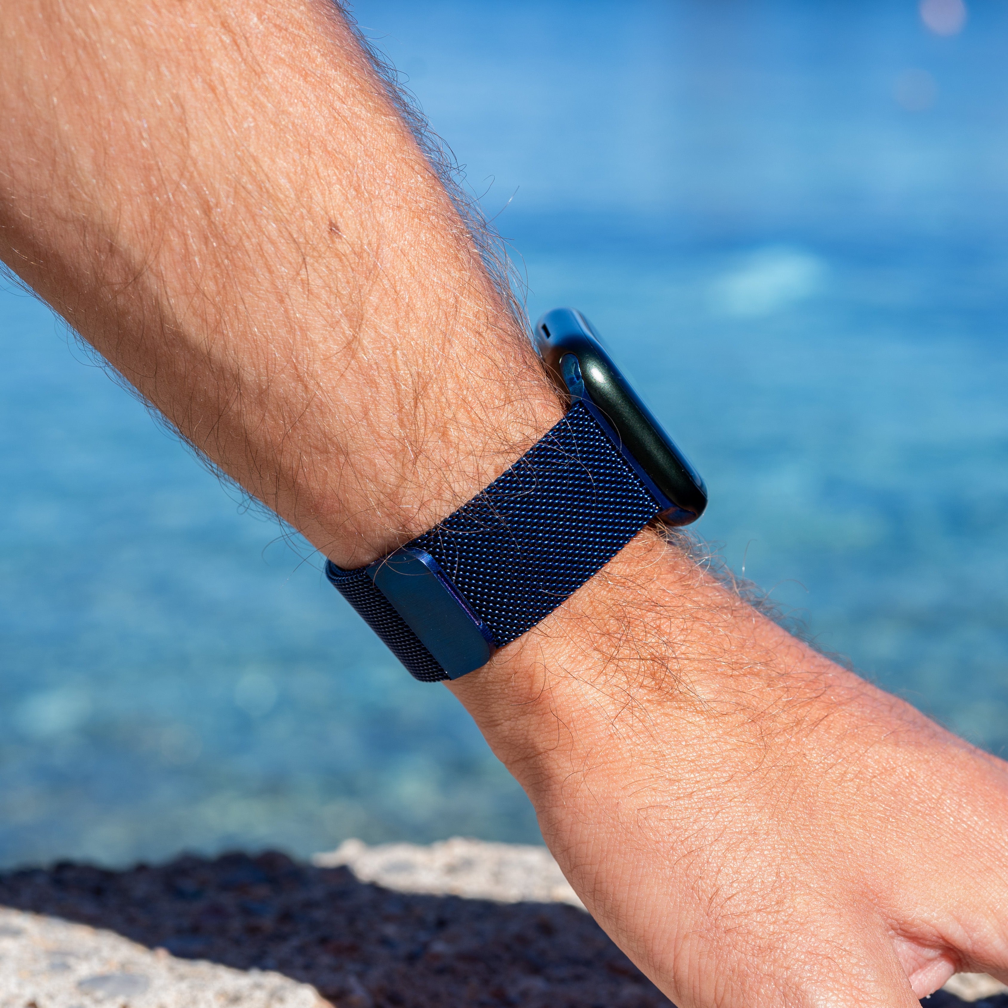 Apple Watch Milanese-Armband (Blau)