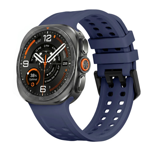 Samsung Galaxy Watch Ultra 2 Silicone Strap (Dark Blue)