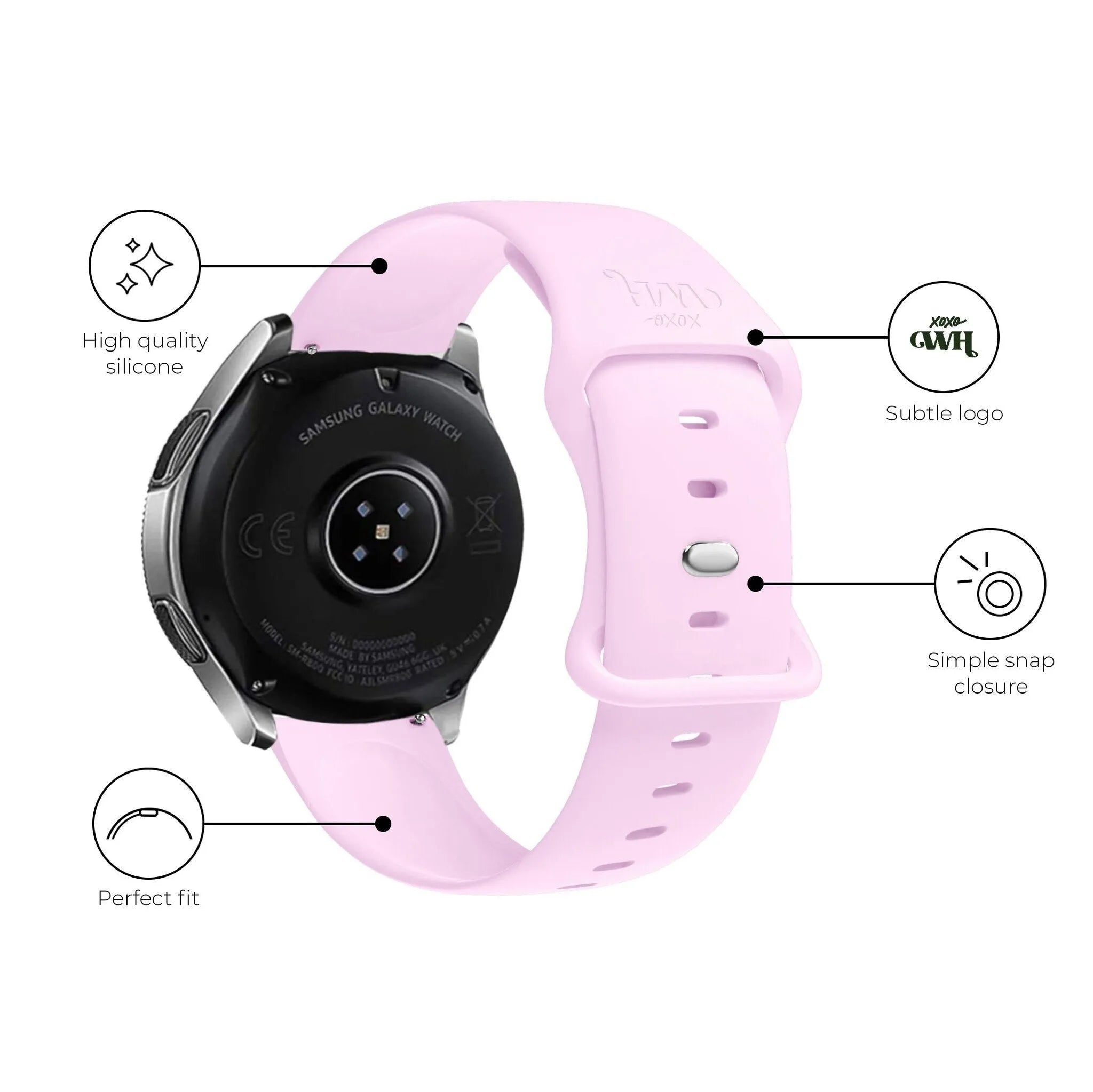 xoxo Wildhearts Polar Unite Silikonarmband (Rosa)