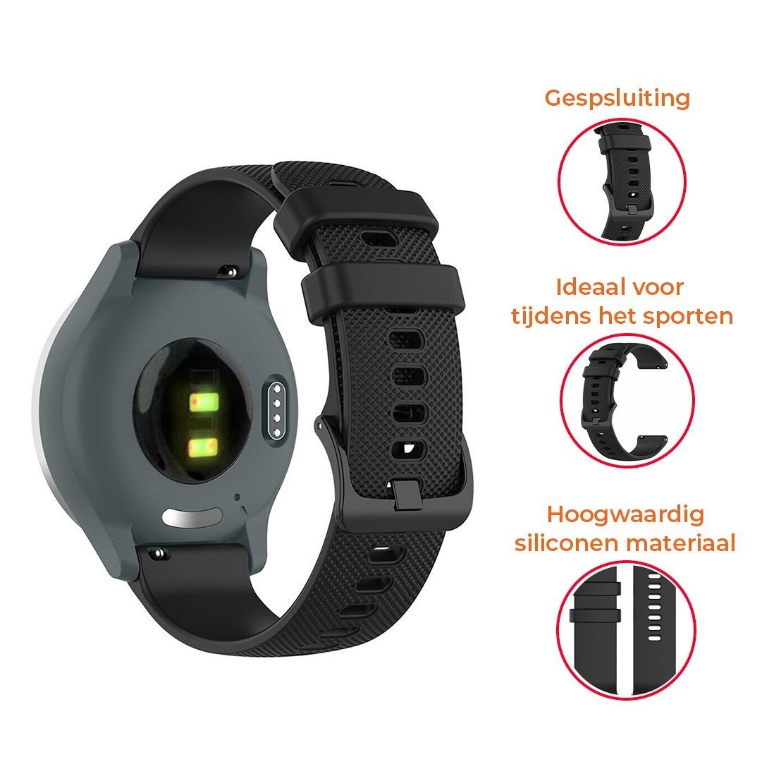Huawei Watch GT 5 Pro - 42mm Silikonarmband (Schwarz)
