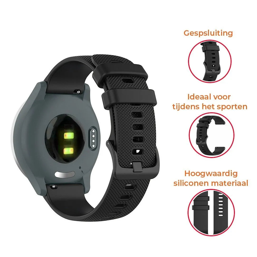 Huawei Watch GT 5 Pro - 42mm Silikonarmband (Schwarz)