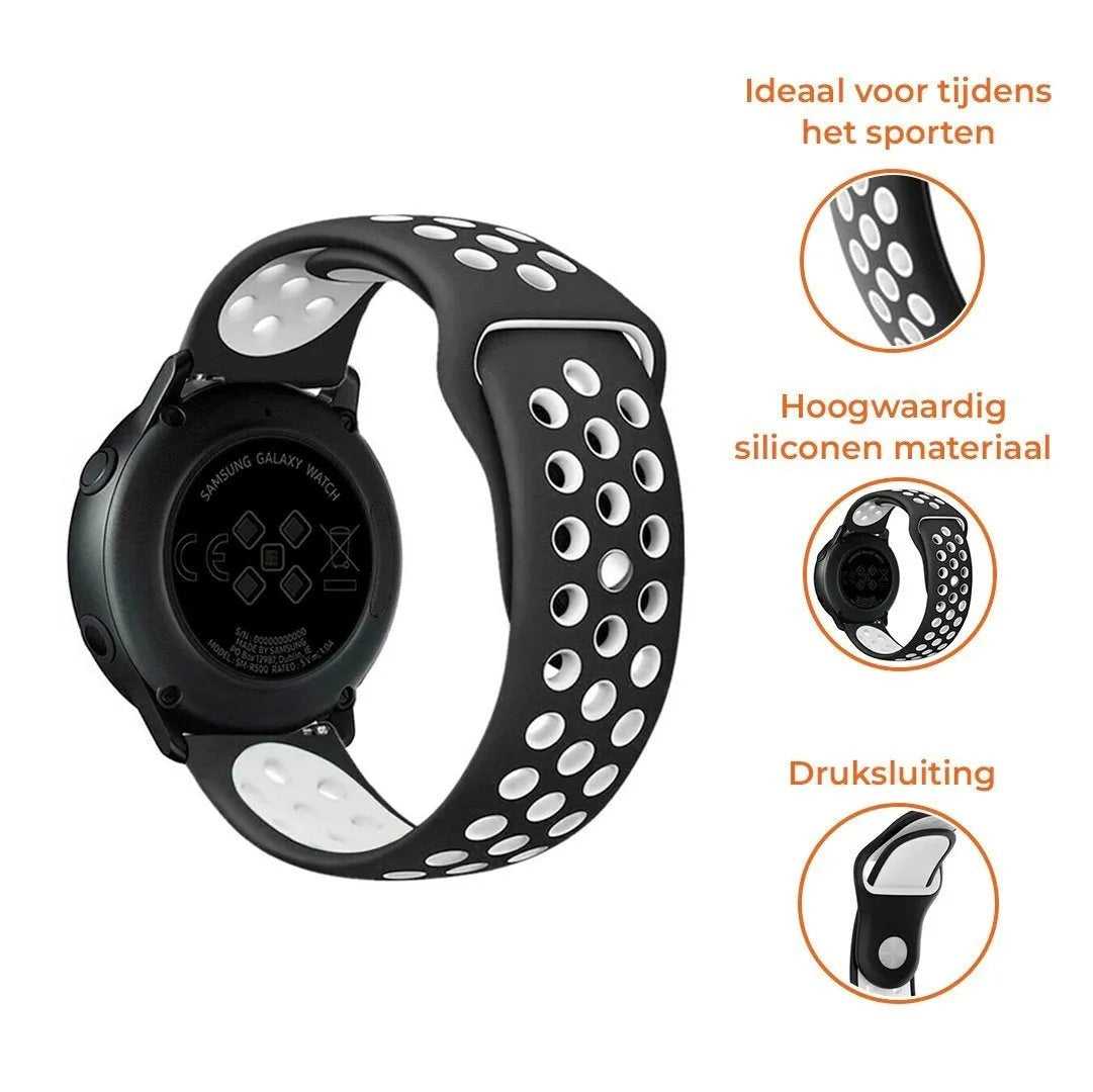 Suunto 9 Peak Pro Sportarmband (Schwarz/Weiß)