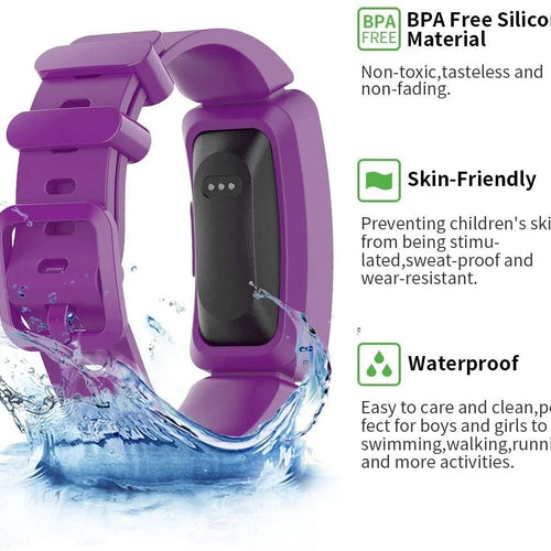 Silicone Strap, purple, promotional banner