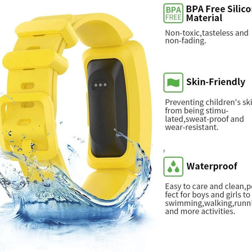Silicone Strap, yellow, promotional banner