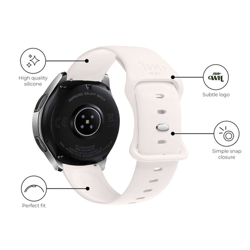 xoxo Wildhearts Samsung Gear Sport Silikonarmband (Beige)