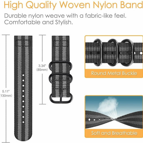 Nylon Buckle Strap, black/grey, promotional banner
