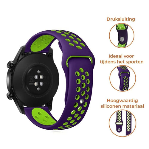 Suunto 9 Peak Pro Sports Armband (lila/grün)