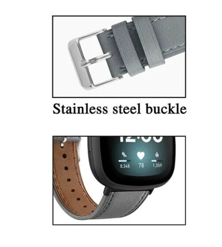 Modern Leather Strap, grey, promotional banner