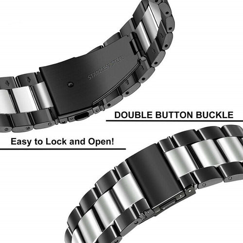 Huawei Watch GT 5 - 46mm Steel Strap (Black/Silver)