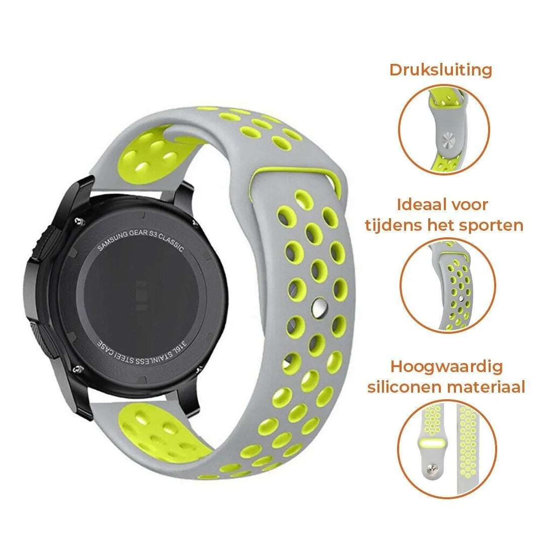 Suunto 9 Peak Pro Sportarmband (Grau/Gelb)