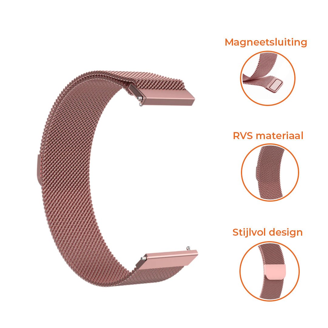 Redmi Watch 5 Active Milanese-Armband (Rosa)
