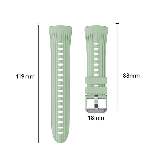 Huawei Watch 5 - 42mm Silikonarmband 'Perfect Fit' (Hell Grün)